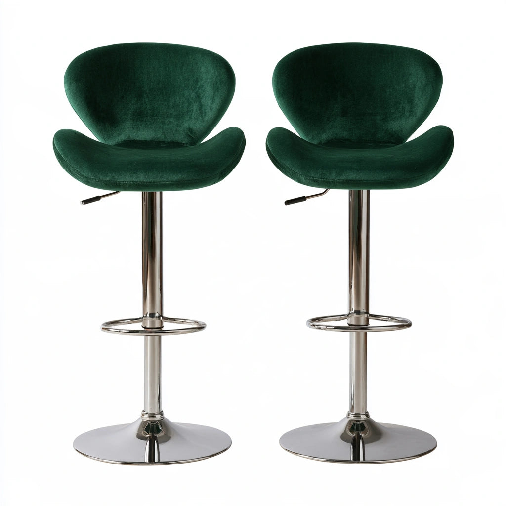 Tabouret de bar aux lignes épurées, coloris gris