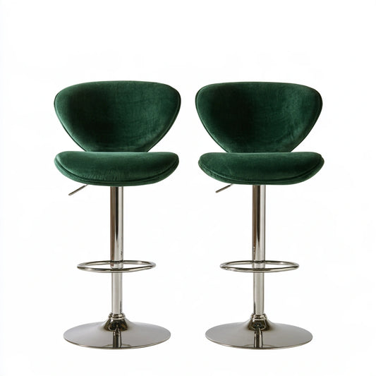 Tabouret de bar aux lignes épurées, coloris gris